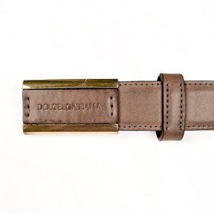 DOLCE & GABBANA Men's Logo Belt